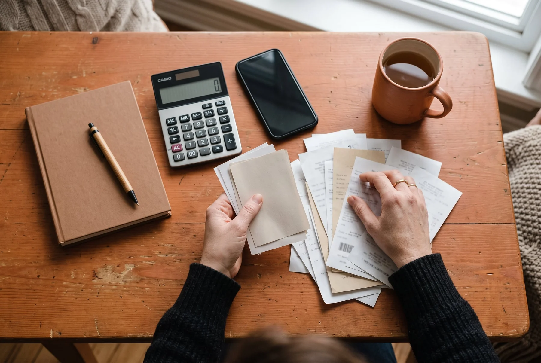 A household planning its finances